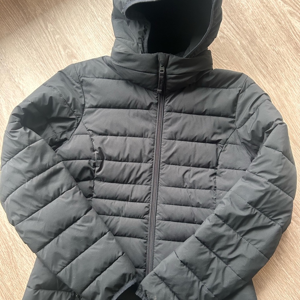 Women’s Abercrombie & Fitch Black Hooded Puffer Jacket